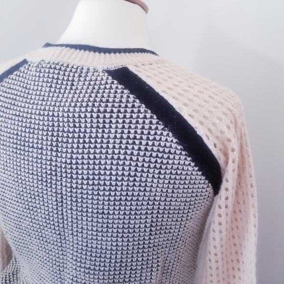 Lucca Couture black & cream sweater Size Small - Picture 3 of 5